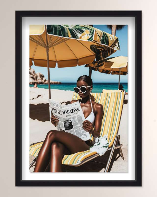 "Ocean Chic" Framed Art Print on Paper